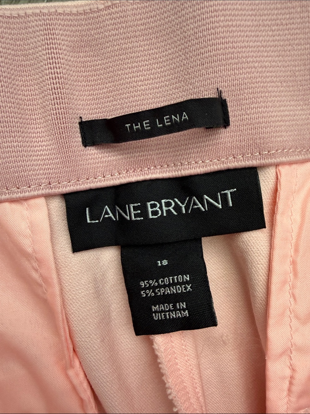 Lane Bryant Light Pink Cropped Tailored Pants - Picture 2 of 10